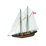 Artesania 22453 1/75 Fishing & Regattas Bluenose II Schooner Wood Model Ship Kit Artesania WOODEN MODELS