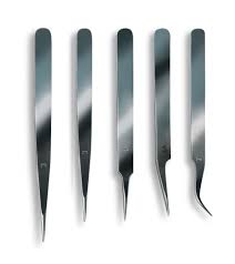 Artesania 27068 Fine Stainless Steel Tweezer Set (5pcs) - Hobbytech Toys