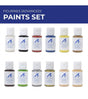 Artesania Paint Set for Figurines - Advanced: #22411F #20515F #22517F #22520F - Hobbytech Toys