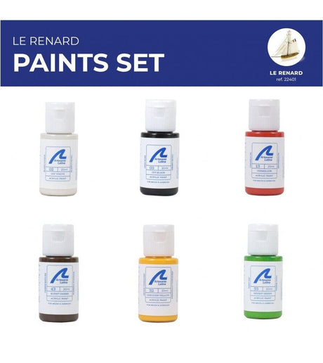 Artesania Paint Set for Ship Model #22401 Le Renard - Hobbytech Toys