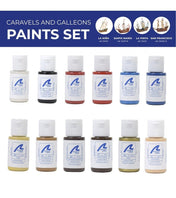 Artesania Paint Set for Ship Models #22410, 22411, 22412 & 22452 - Hobbytech Toys