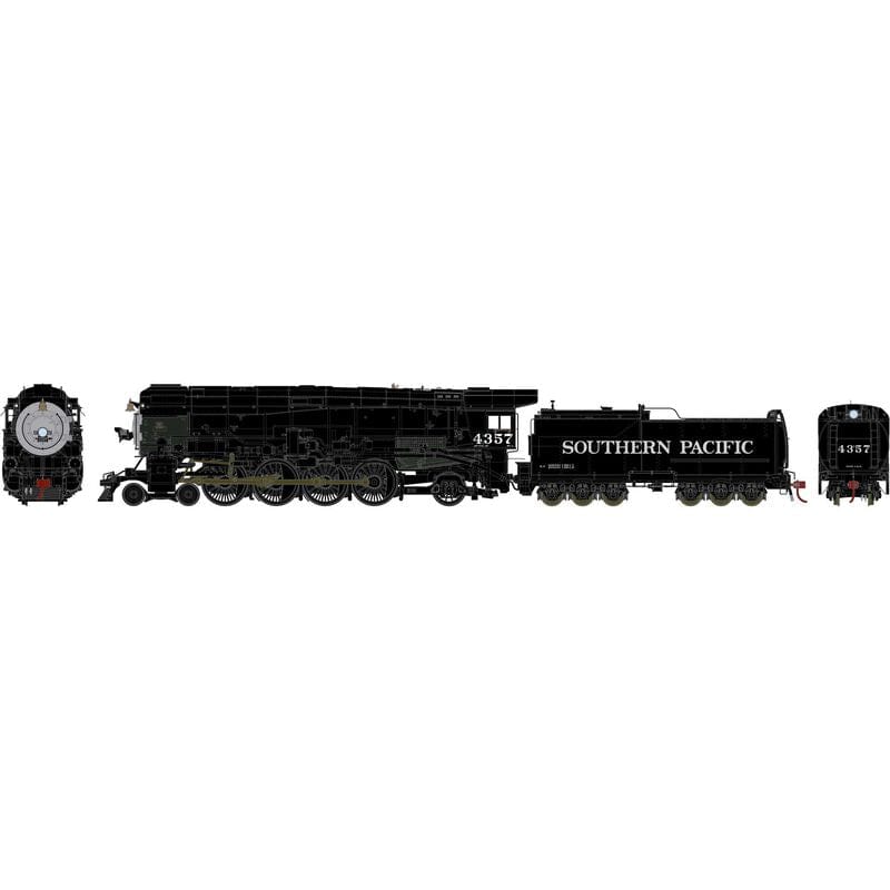 Athearn Genesis HO Scale 4 - 8 - 2 MT - 4, SP/Skyline Casing Black No.4357 - Hobbytech Toys