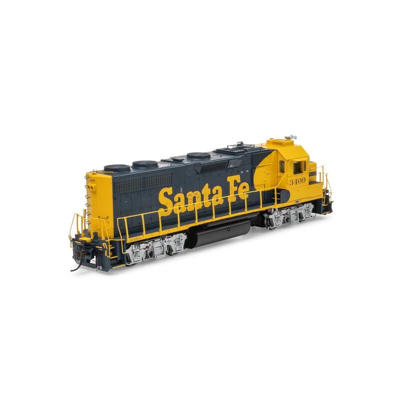 Athearn Genesis HO Scale GP39-2u Locomotive ATSF #3409 - DCC & Sound Fitted