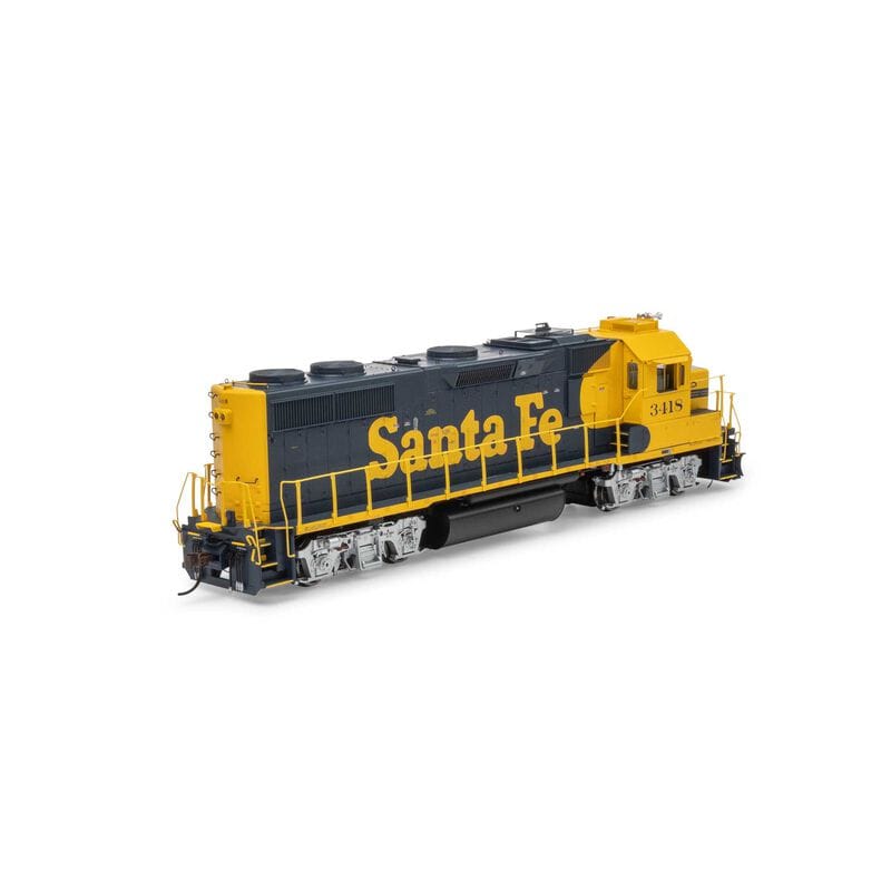 Athearn Genesis HO Scale GP39-2u Locomotive ATSF #3418 - DCC & Sound Fitted