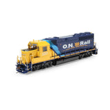 Athearn Genesis HO Scale GP40-2 w/DCC & Sound, ONT #2201