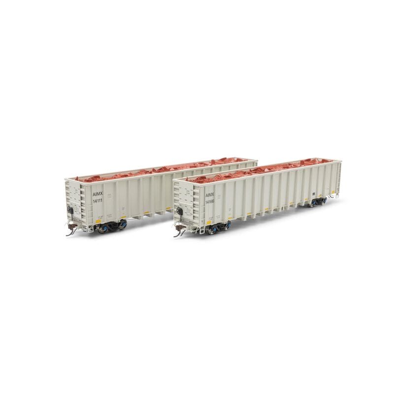 Athearn Genesis HO Scale NSC 6400 Gondola, AIMX #14111/14166 (2 Pack)