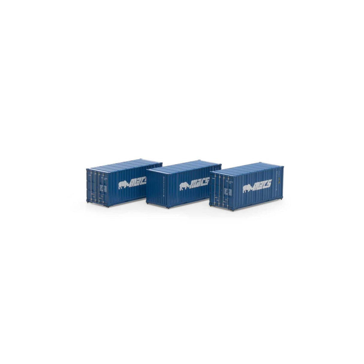 Athearn HO Scale 20ft Corrugated Container, MOCU #1 (3)