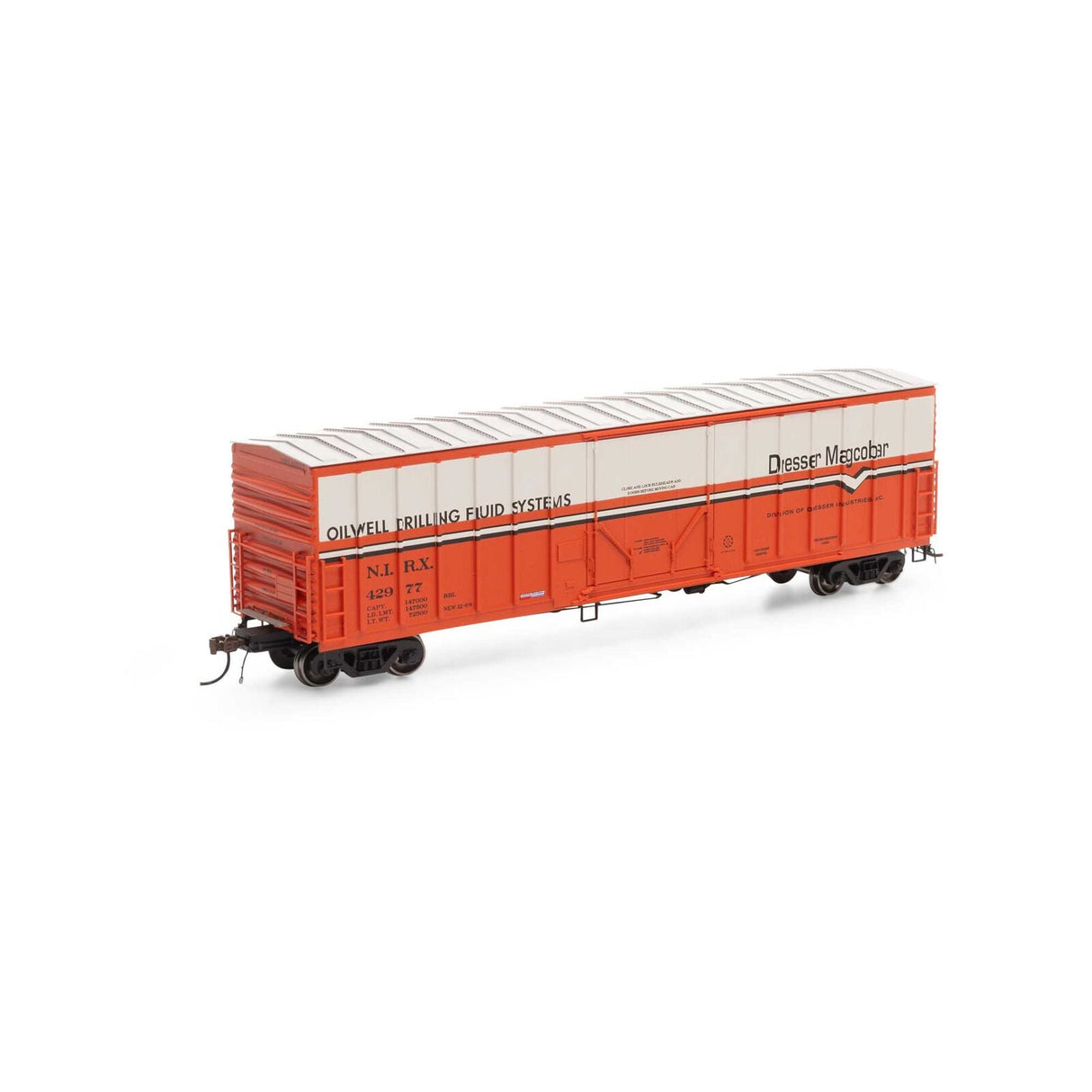 Athearn HO Scale 50ft NACC Box, Dresser Magcobar No.42977 - Hobbytech Toys