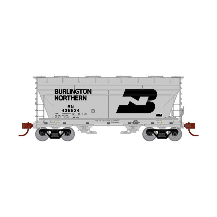 Athearn HO Scale ACF 2970 Covered Hopper, BN No.435581 - Hobbytech Toys