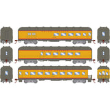 Athearn HO Scale Arch Roof Set, UP (3 Pack)