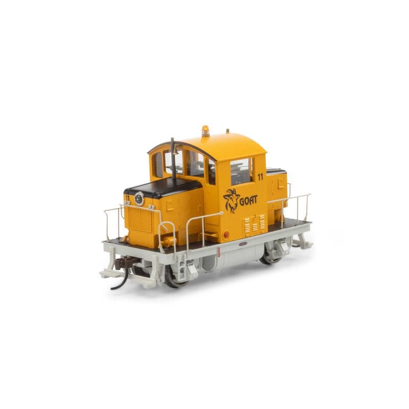 Athearn HO Scale EMD Model 40 DCC Ready, Yellow Shop Goat #11 [ATH28743]