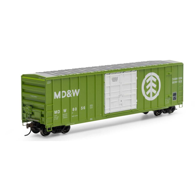 Athearn HO Scale FMC 5327 12ft Plug Door Box, MD&W No.8056 - Hobbytech Toys
