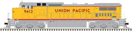 Atlas N Scale GE Dash 8-40CW - Standard DC - Master Silver - Union Pacific #9412