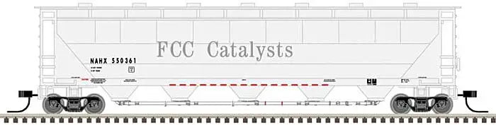 Atlas N Scale Trinity PD5000 Covered Hopper FCC Catalysts NAHX #550361