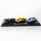 Aussie Road Ragers 1/64 1971 Ford XY GTHO Falcon Phase 3 -- 3-Pack Aussie Taxi Set