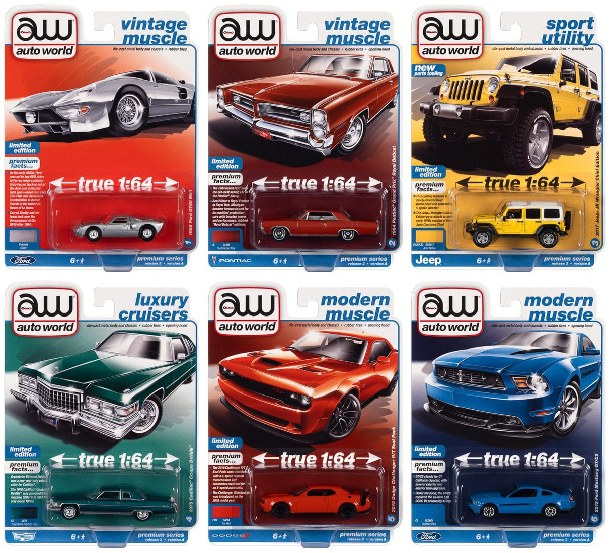 Autoworld 1/64 DC Premium 2022 Release 3 Assorted (1pc) - Hobbytech Toys
