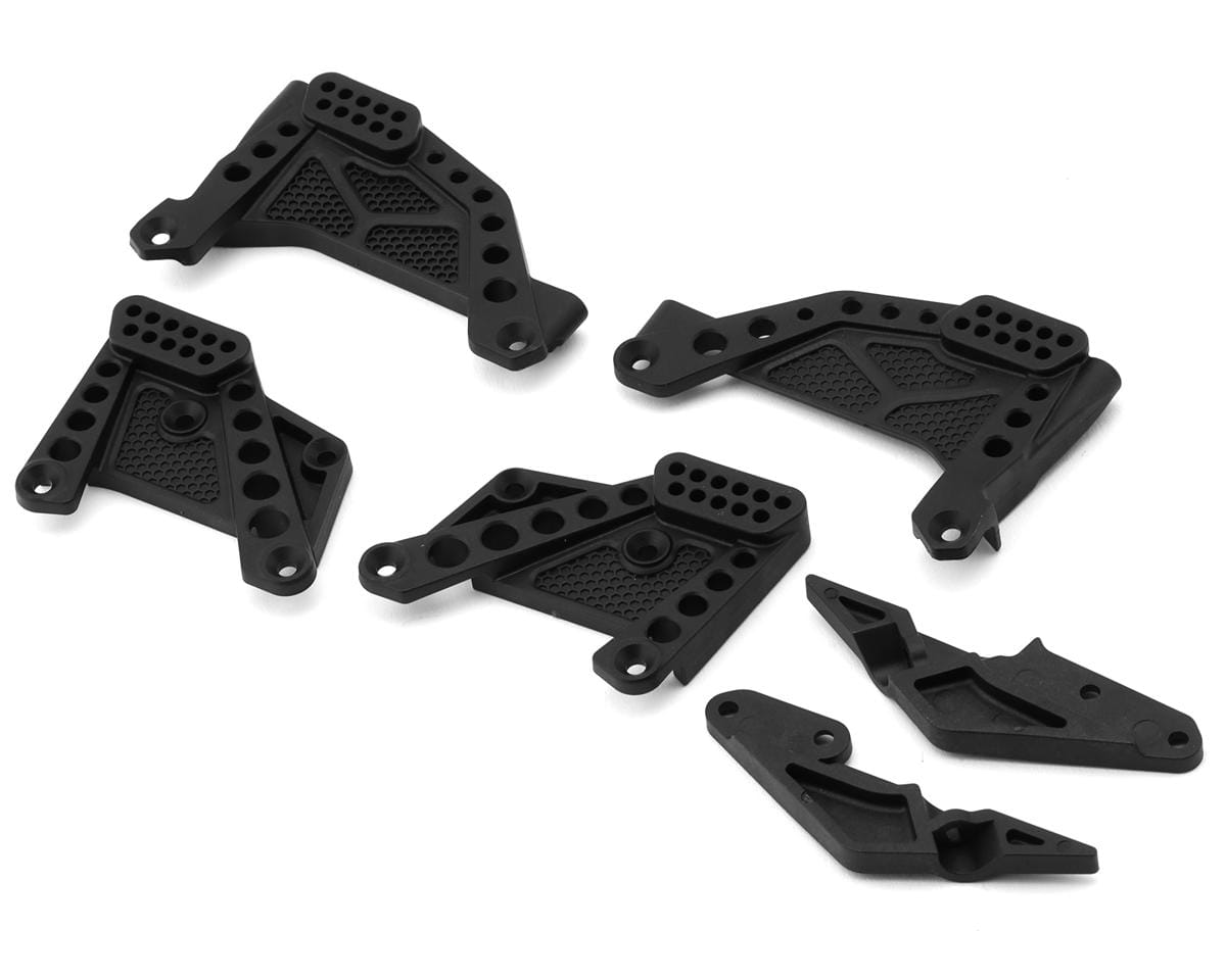 Axial FR/R Shock Towers with Supports, SCX10 III Coyote - AXI-2996