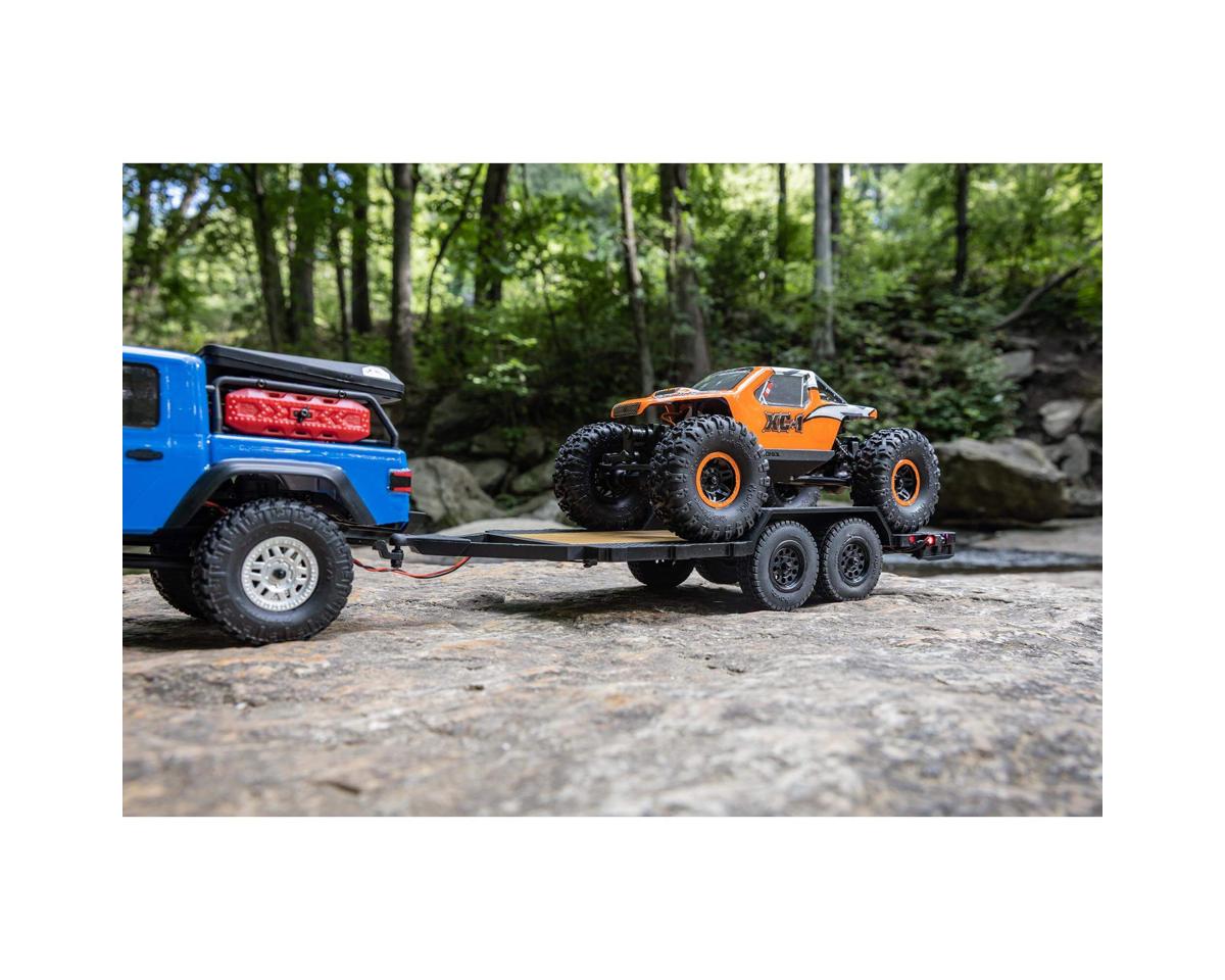 Axial SCX24 Flat Bed Vehicle Trailer with LED Tail Lights - Hobbytech Toys