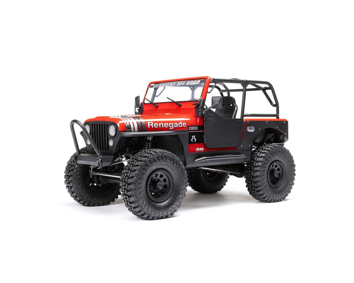 Axial SCX10 III Jeep CJ-7 4WD Rock Crawler RTR, Red - Hobbytech Toys