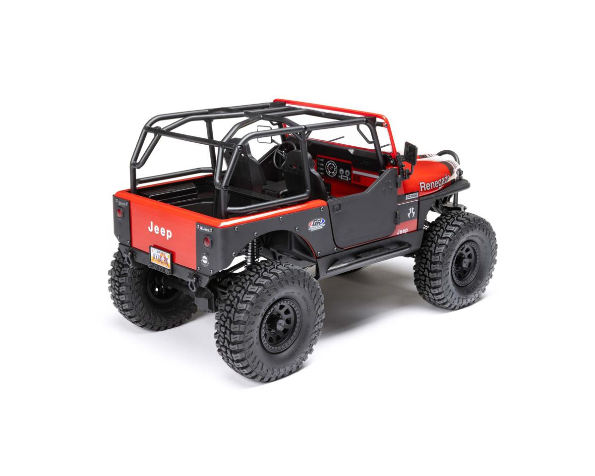 Axial SCX10 III Jeep CJ-7 4WD Rock Crawler RTR, Red - Hobbytech Toys