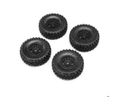 Axial 1.0 Black Rhino Primm & Falken M/T Tyres, 4pcs, SCX24 - genuine Axial product AXI-1538