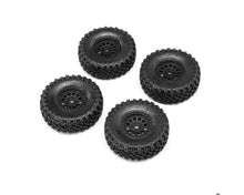 Axial 1.0 Black Rhino Primm & Falken M/T Tyres, 4pcs, SCX24