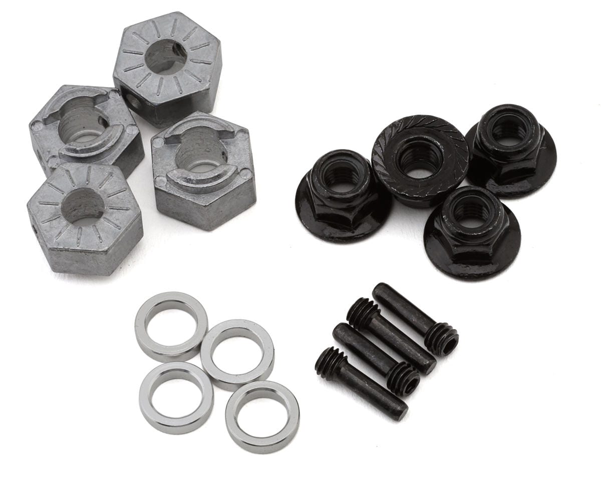 Axial 12mm Hex Hub Set, 4pcs, AXP8 - AXI-2230
