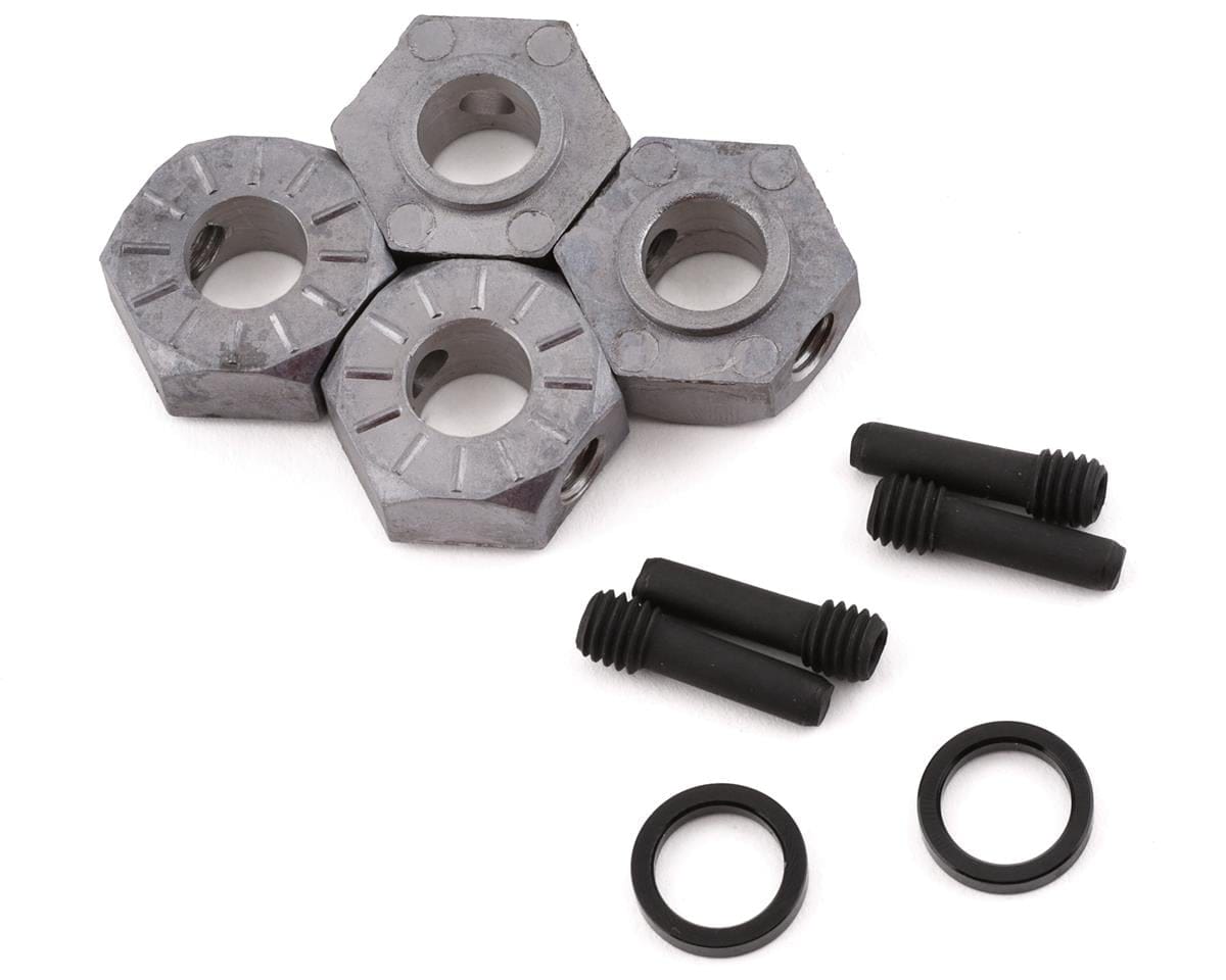 Axial 17mm Hex Set with Pins, 4pcs, SCX6 - genuine Axial product AXI252011