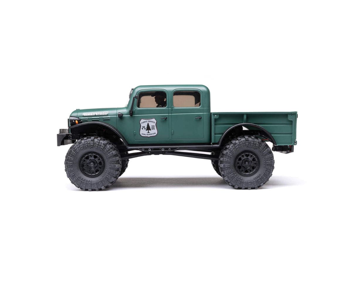 Axial AXI00007T2 SCX24 40's 4 Door Dodge Power Wagon Rock Crawler RTR Green - Hobbytech Toys