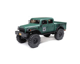 Axial AXI00007T2 SCX24 40's 4 Door Dodge Power Wagon Rock Crawler RTR Green - Hobbytech Toys