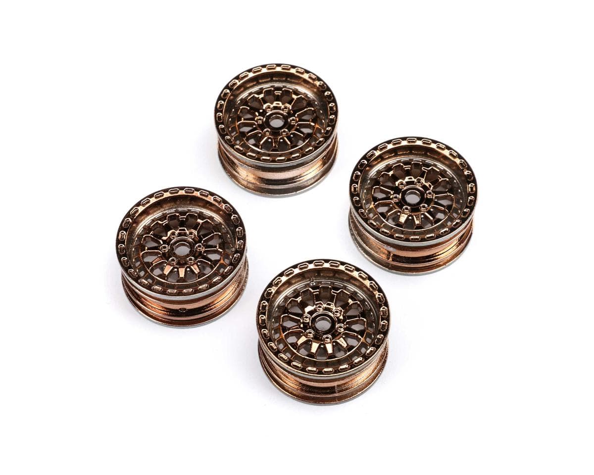 Axial Black Rhino 1.0inch Wheel with 7mm Hex, 4pcs, SCX24 - genuine Axial product AXI-1796