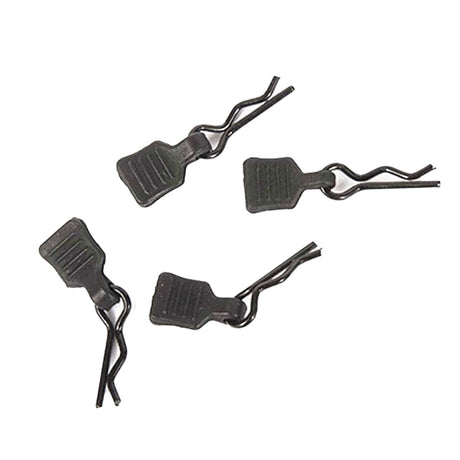 Axial AXA1059 6mm Black Body Clips 4pcs AXIC1059