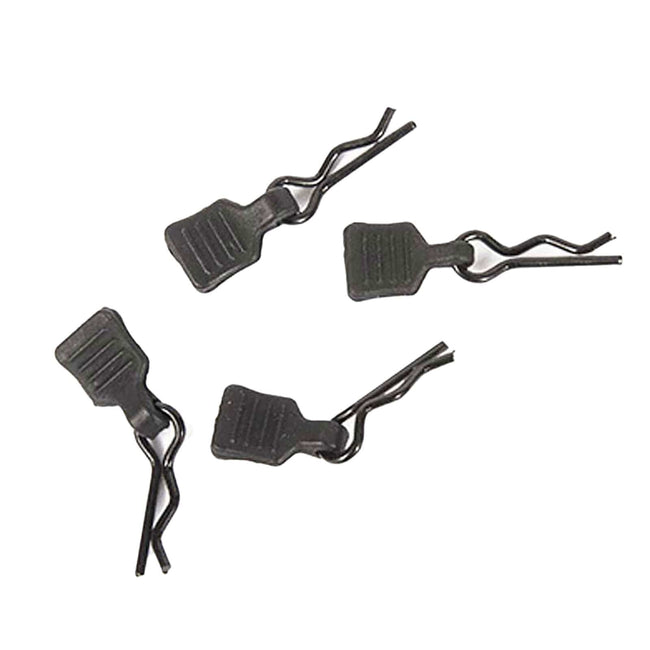 Axial Body Clip, 6mm, Black, 10 Pieces, AXA1059