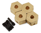 Axial Brass 7gm Hex Hubs, 4pcs, Capra UTB18 - genuine Axial product AXI312005