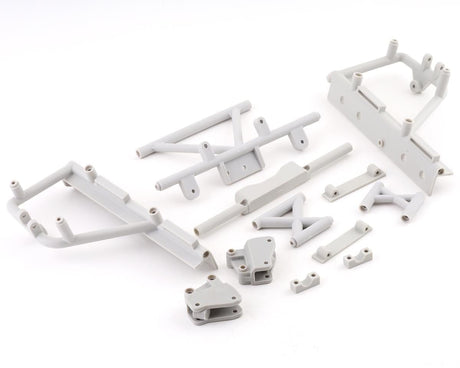 Axial RBX10 Cage Supports and Battery Tray Gray AXI231039