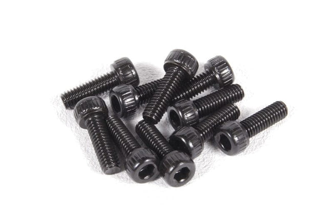Axial Cap Head Screw, 2.6x8mm, Black, 10 Pieces, AXA0023