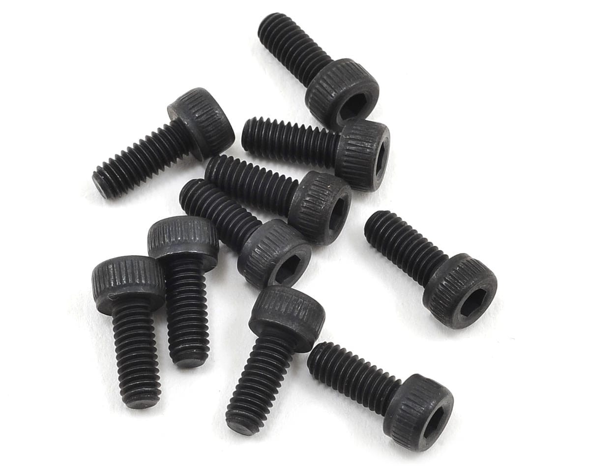 Axial M4x10mm Cap Head Screw Black 10pcs AXIC0828 AX31248