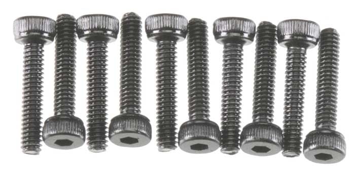 Axial AXA015 M2x10mm Cap Head Screws Black Oxide (10)