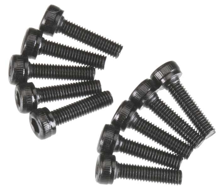 Axial M3x12mm Cap Head Screw Black Oxide 10pcs AXIC0086 AXA086