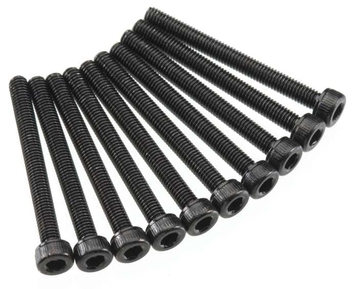 Axial M3x30mm Cap Head Screw Black 10pcs AXIC0045 AXA091