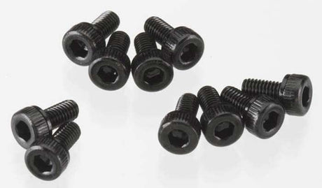 Axial M3x6mm Cap Head Screw Black Oxide 10pcs AXIC0830 AXA083
