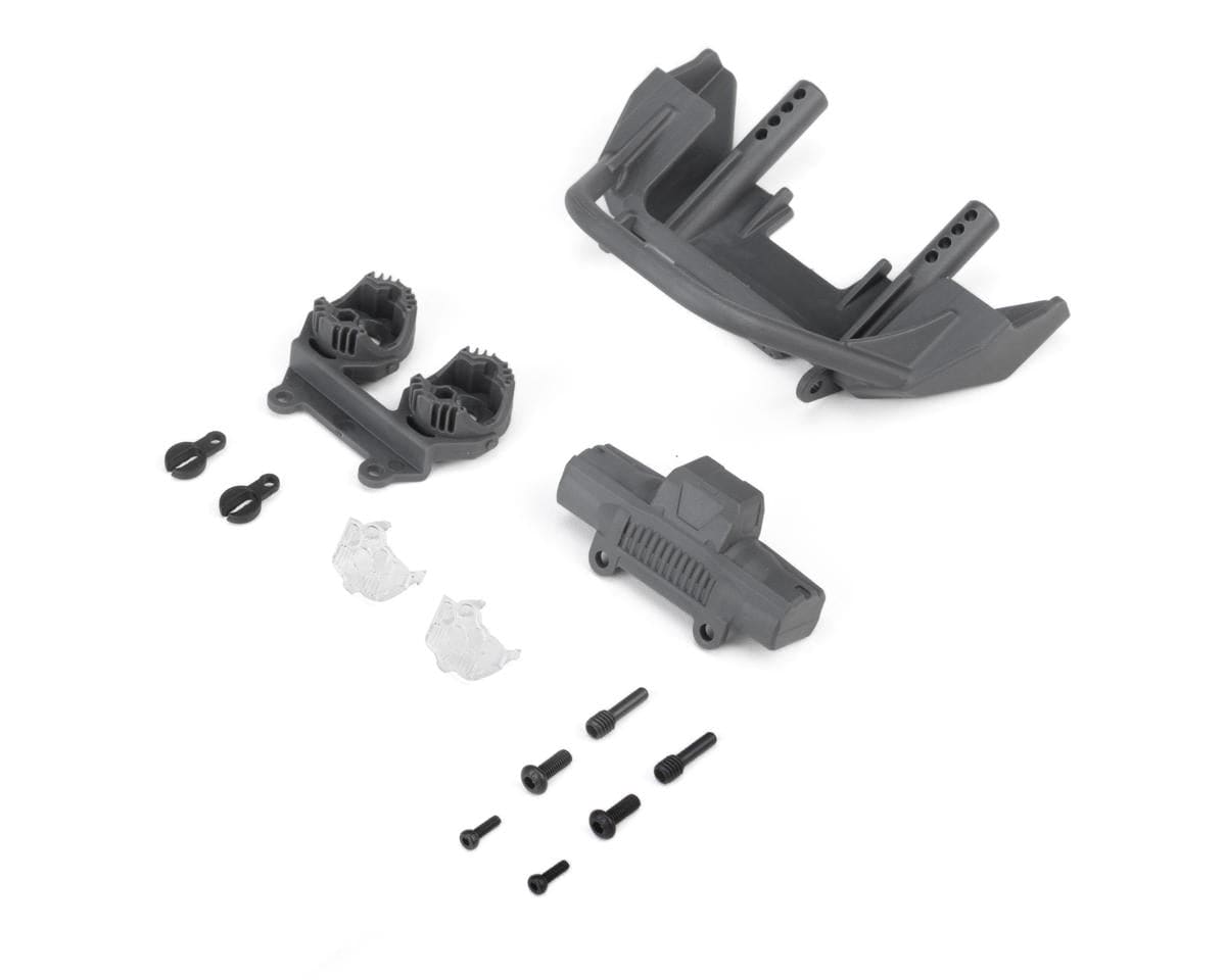 Axial SCX10 III Jeep JT Gray Front Bumper Set AXI-4687