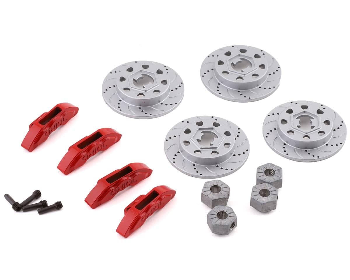 Axial Hex Rotor Caliper and Pin Set, 4pcs, RBX10 - AXI232045