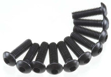 Axial Hex Socket Button Head Screw M3x10mm Black (10), AXA115