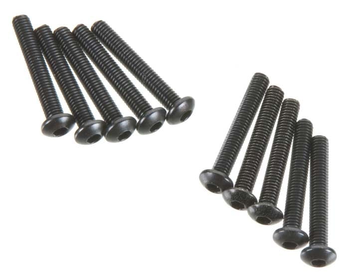 Axial AXA119 M3x20mm Hex Socket Button Head Screws Black Oxide (10)