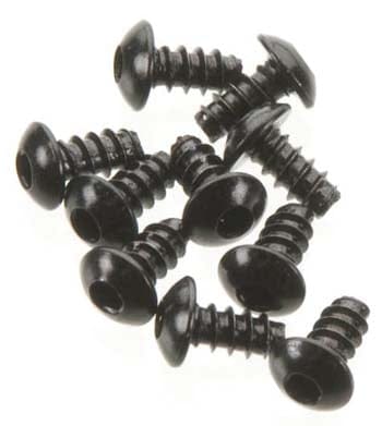 Axial M3x6mm Button Head Screw Black 10pcs AXIC0433 AXA433
