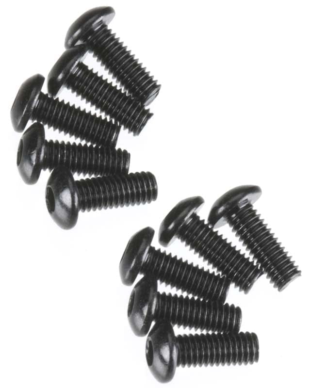 Axial M3x8mm Button Head Screw Black Oxide 10pcs AXIC0114 AXA114
