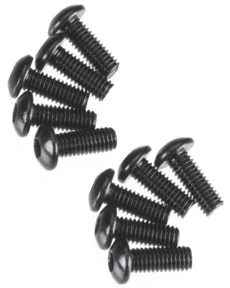 Axial M3x8mm Button Head Screw Black Oxide 10pcs AXIC0114 AXA114