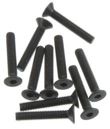 Axial Hex Socket Flat Head Screw M3x18mm Black (10), AXA148