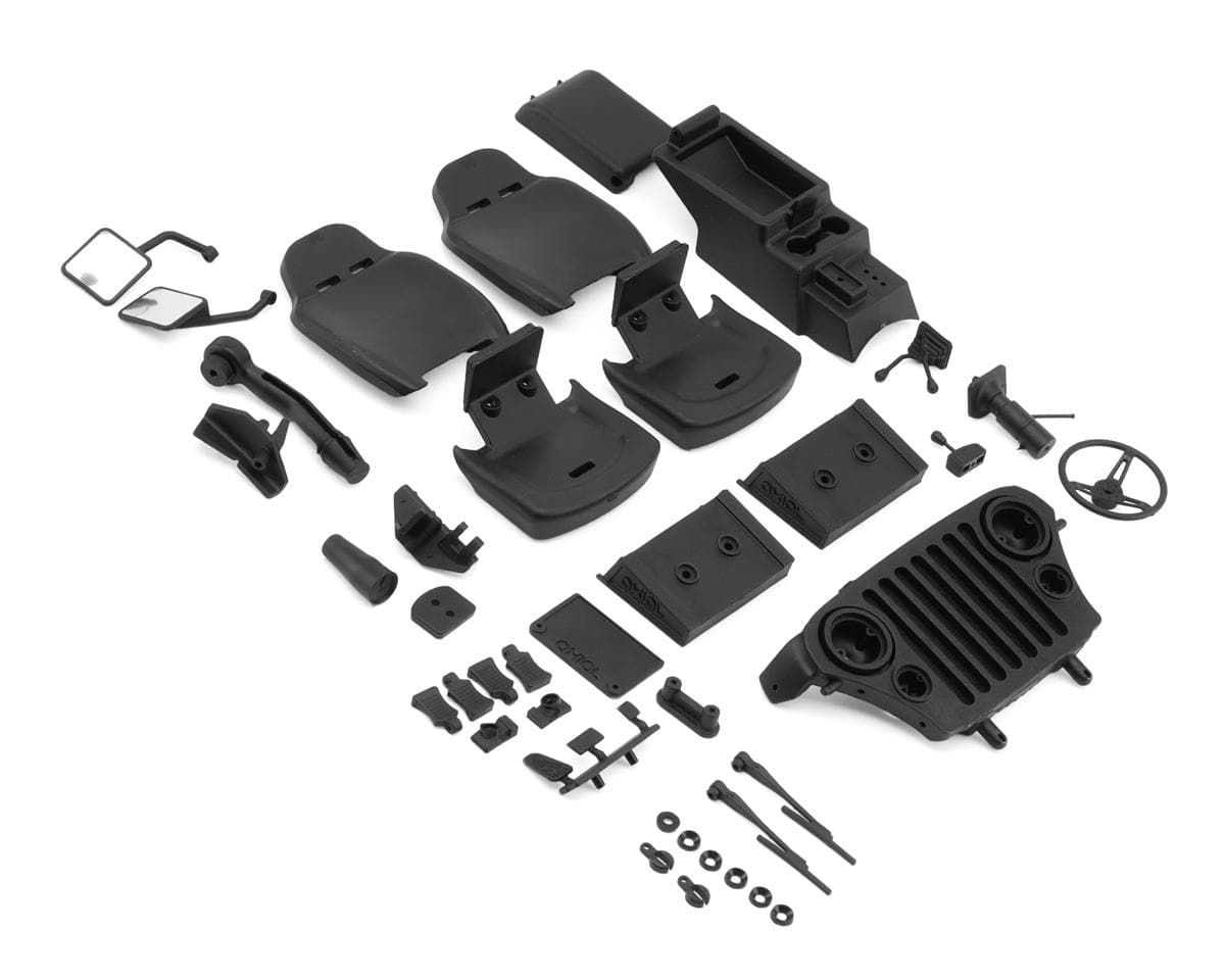 Axial Interior and Exterior Parts Set, SCX10 III CJ-7 V2 - AXI-3858